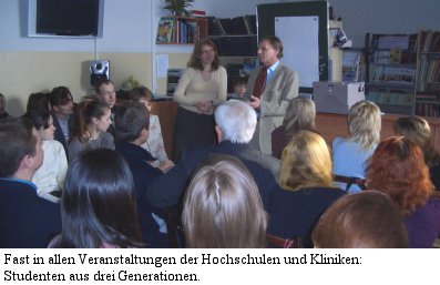 Decker-Voigt mit russischen Studenten